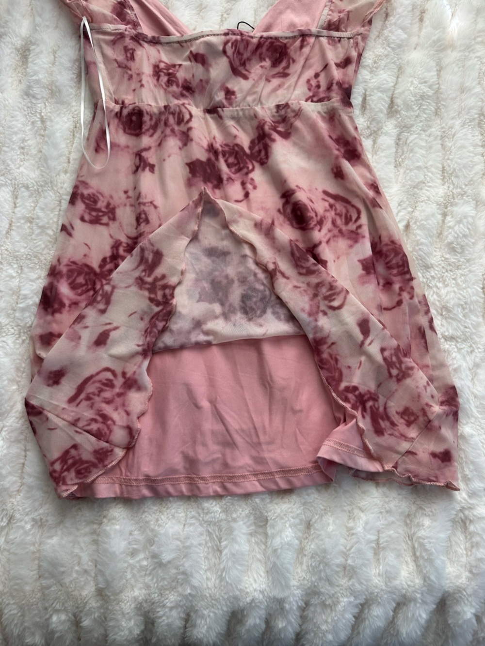 NWT Princess Polly Trigg Mini Dress - Pink Floral Size 2 - Picture 9 of 9